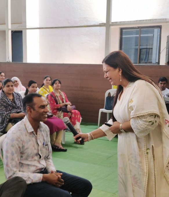 A tender moment from a Care Conversation session