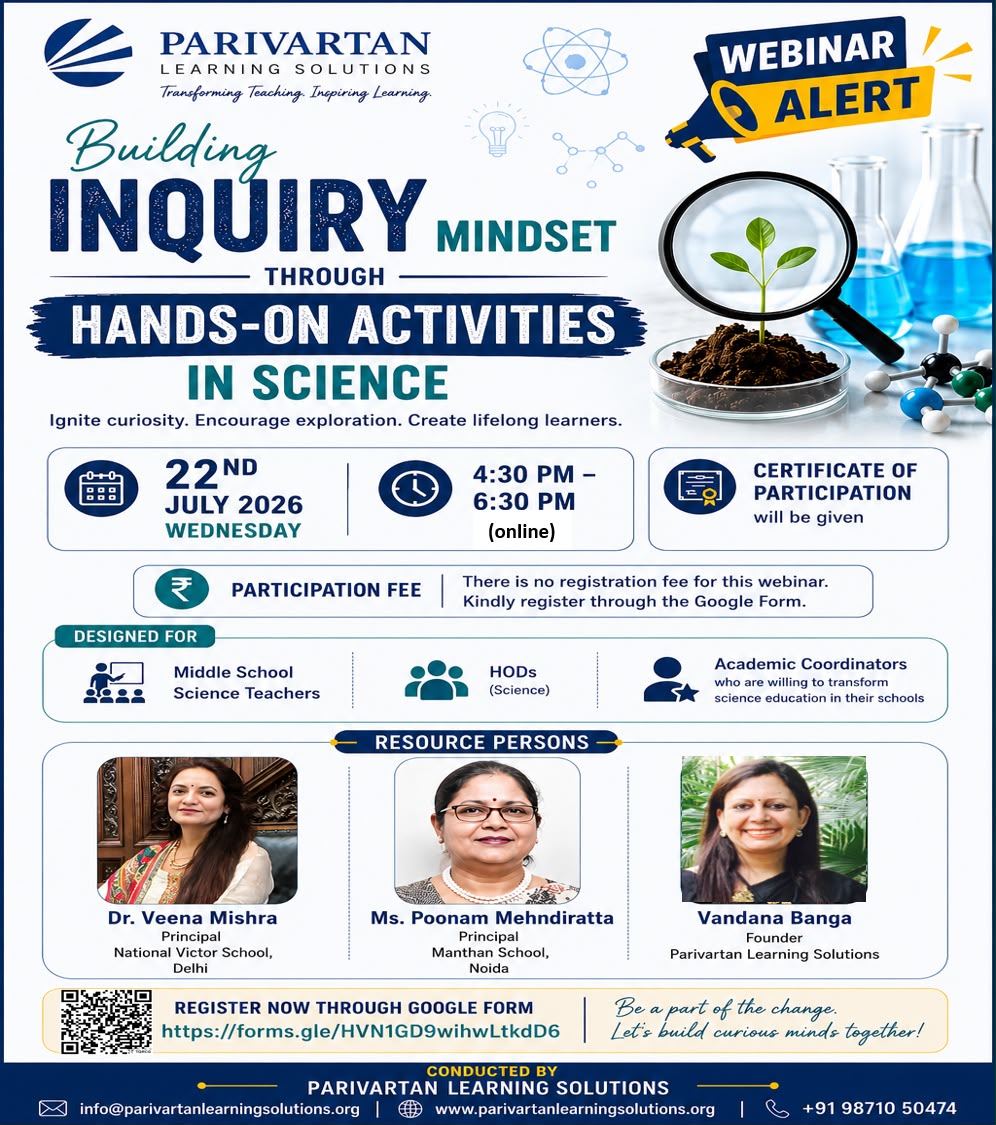 Building Inquiry Mindset webinar poster